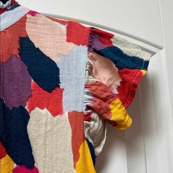 THML Multicolor Abstract Blouse - Picture 2 of 4